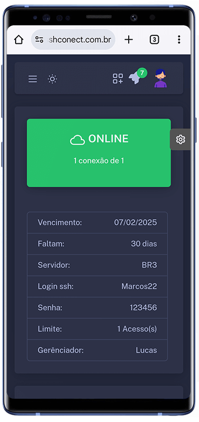 Painel vpn online 2